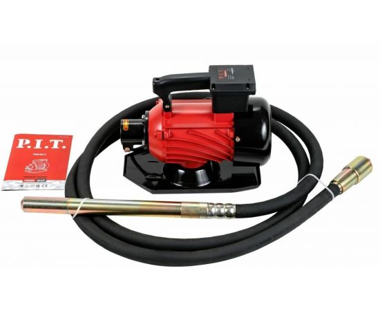 Электрический стационарный вибратор для бетона P.I.T. 1500 Вт, 4 м длина булавы PMV50-C – изображение 2