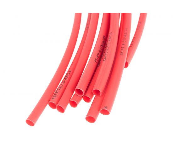 Термоусадочная клеевая трубка КВТ, ТТК 3:1-4.8/1.6 красная 67232 – изображение 2