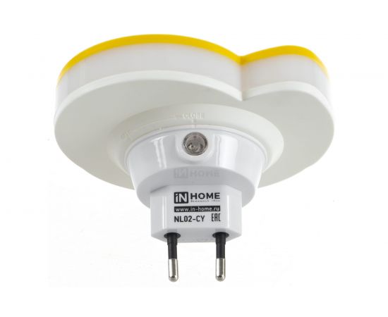 Светодиодный ночник IN HOME NL02-CY Цыпленок 230В ЖЕЛТЫЙ 4690612015118 – изображение 3