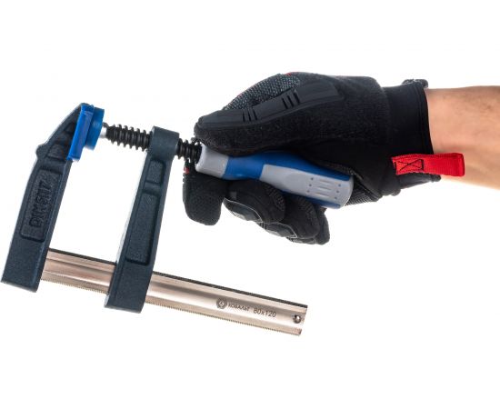 F-образная струбцина 80х120мм КОБАЛЬТ 244-544 – изображение 3