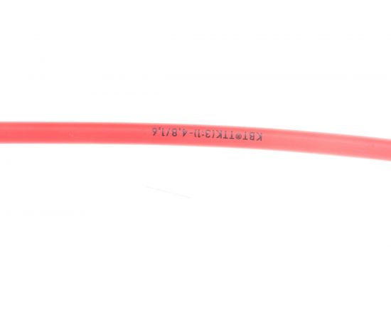 Термоусадочная клеевая трубка КВТ, ТТК 3:1-4.8/1.6 красная 67232 – изображение 3