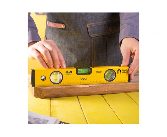 Строительный уровень DELI DL290300 300 мм 98290 – изображение 4