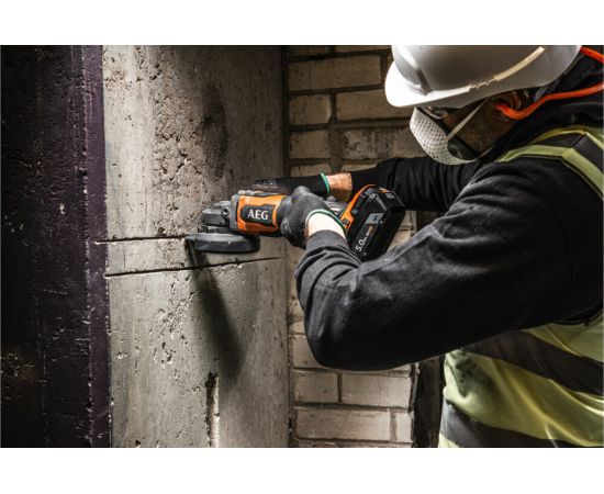 Углошлифмашина AEG BEWS18-115BLPX2-0 115 мм, 18В 4935480856 – изображение 4