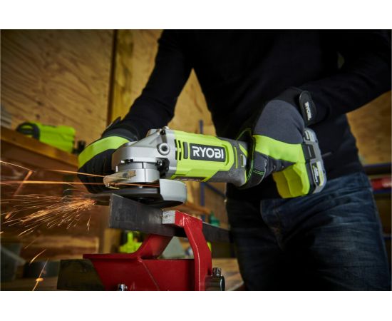 Углошлифмашина Ryobi ONE+ RAG18115-0 5133005402 – изображение 4