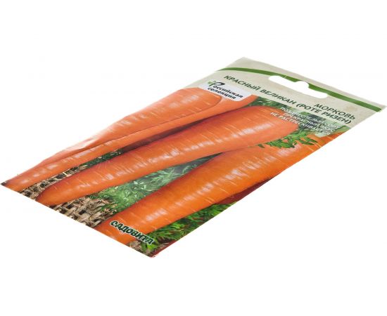 Семена САДОВИТА Морковь Красный великан Роте Ризен 2 г 00183560 – изображение 5