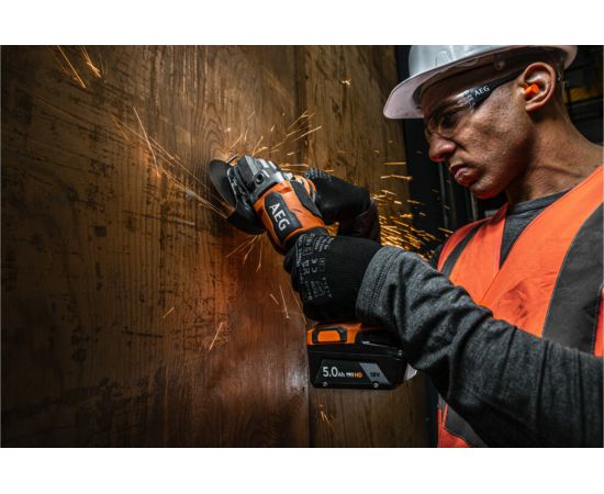 Углошлифмашина AEG BEWS18-125BLPX2-0 125 мм, 18В 4935480857 – изображение 6