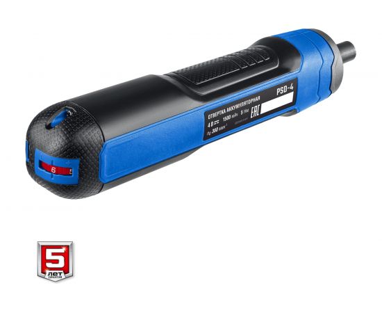 Аккумуляторная отвертка ЗУБР Профессионал 4 Vmax, в коробке PSD-4 – изображение 8
