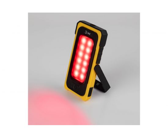 Светодиодный фонарь ЭРА Рабочие Практик RA-811 ручной, аккумуляторный, 15 Вт COB, powerbank, солнечная батарея, магнит Б0054472 – изображение 8