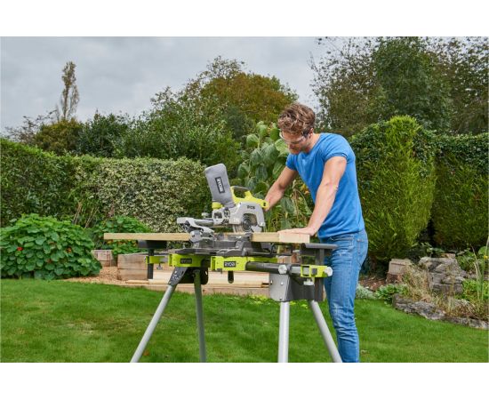 Аккумуляторная торцовочно-усовочная пила Ryobi ONE+ R18MS216-0 5133003597 – изображение 10