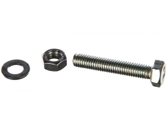 Пакет болт с гайкой и шайбой Метизный двор цинк м8х50мм 4 шт. 4607173901804 