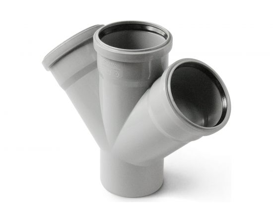 Крестовина одноплоскостная для канализации Flextron 110x110x110/45 SVK-K14248 