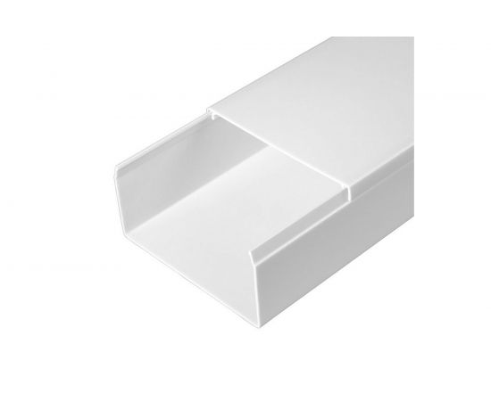 Кабель-канал Промрукав белый 2-й замок в п-э 80х40 2-х метровый PR.0580401 