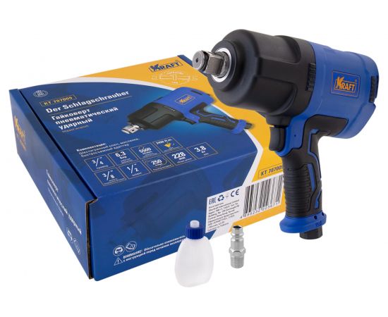 Пневматический ударный гайковерт KRAFT KT 707009 