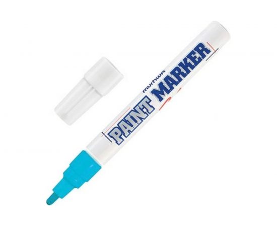 Маркер краска Munhwa голубой 4мм PM-12 