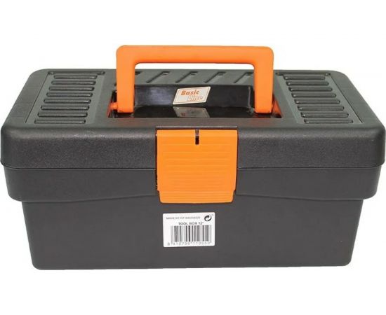 Ящик для инструмента Tayg 12 черный, с лотком, 290x170x127 мм 110559 