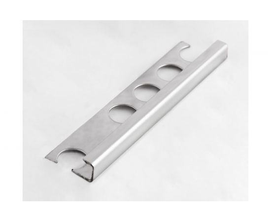 Профиль для плитки ЛУКА из нержавеющей стали 8 мм, 2.7 м, полированный УТ000042840 