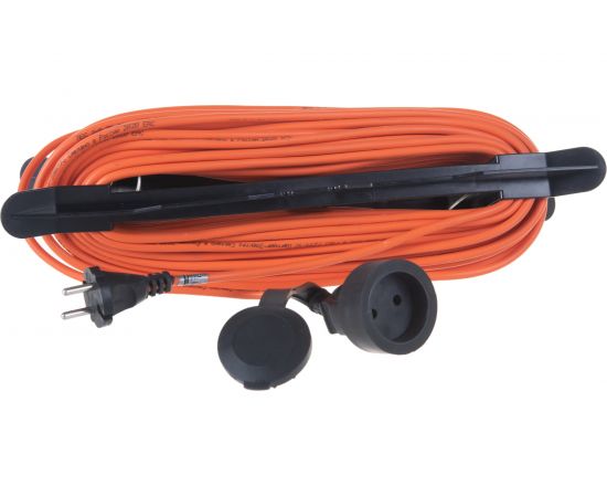 Удлинитель шнур Партнер-Электро GardenLine на рамке б/з ПВС 2х0,75 10A 40м IP 44 US201B-140OR 