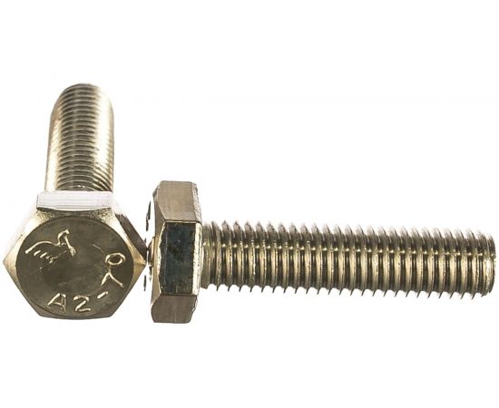 Болт DIN 933 с шестигр. гол. с полн. рез. ГОСКРЕП 10 х 40 нержав. сталь 2 шт. 10-0014990 