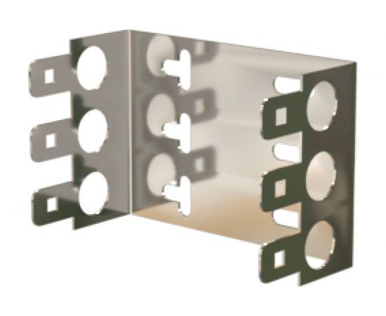 Монтажная рама Hyperline KR-FRAME-30 хомут глубиной 50мм для крепления 3-х плинтов 15810 – изображение 2