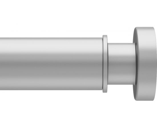 Карниз для ванной комнаты IDDIS 110-200 см, матовый хром 020A200I14 – изображение 2