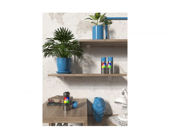 Аэрозольная краска CORALINO RAL5012 Голубой С15012 – изображение 3