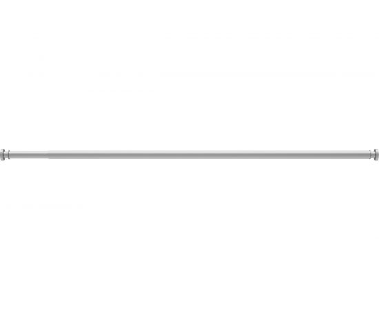 Карниз для ванной комнаты IDDIS 110-200 см, матовый хром 020A200I14 – изображение 3