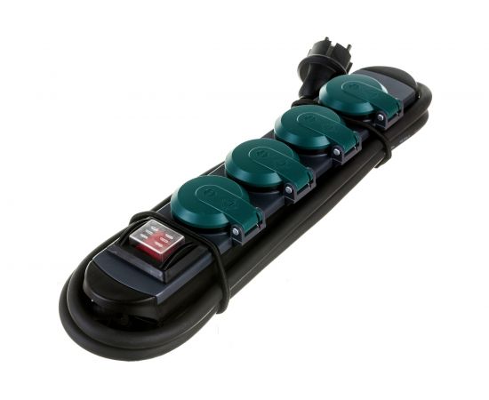 Удлинитель Electraline 4Р с выключателем H07RN-F 3x1,5-1,8М 16А 62185 – изображение 3