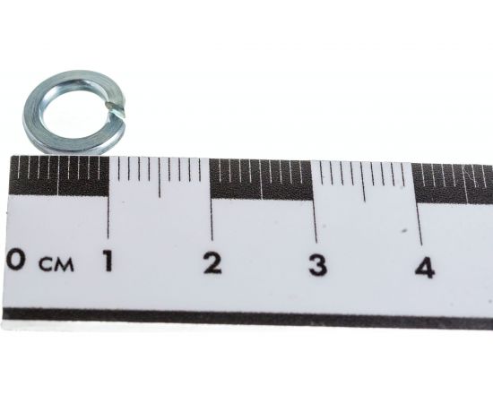 Пружинная шайба Стройметиз 6 гровер, DIN 127B, цинк уп. 20 шт. 3080041 – изображение 3