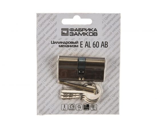 Цилиндровый механизм Фабрика замков E AL 60 AB УТ-00000559 – изображение 4