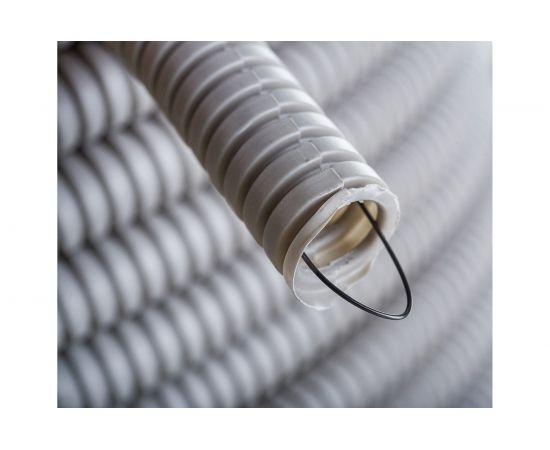 Легкая гофротруба УРАЛ ПАК ПВХ, с протяжкой Россия - 16 мм 100 м ГФ-0101716-100 – изображение 4