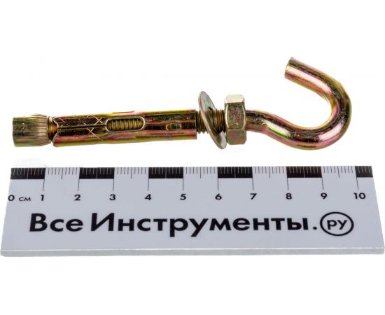 Анкерный болт с крюком Tech-Krep 10х60 2 шт - пакет 104680 – изображение 5