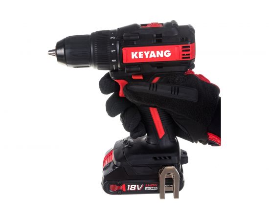 Аккумуляторная дрель-шуруповерт KEYANG DD18BL-W – изображение 5