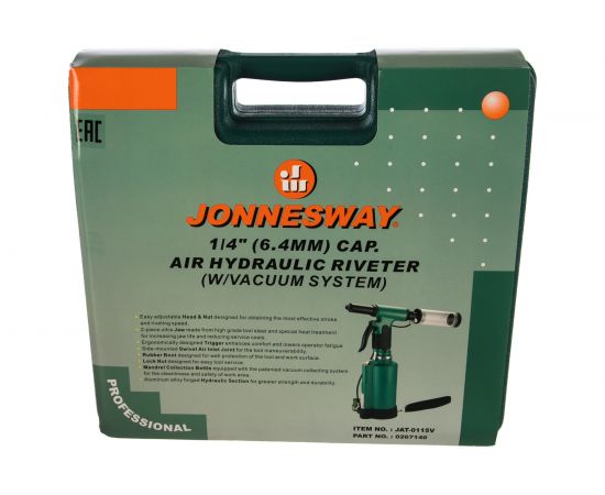 Гидропневматический заклепочник 3,2-6,4 мм Jonnesway JAT-0115V – изображение 6