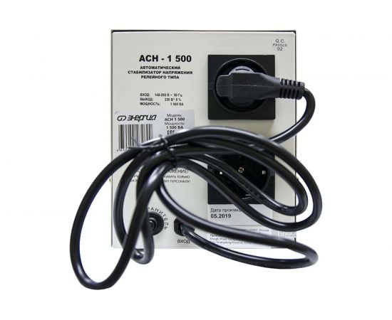 Cтабилизатор с цифровым дисплеем Энергия АСН-1500 Е0101-0125 – изображение 6