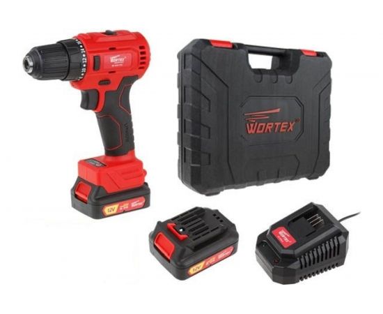 Аккумуляторная дрель-шуруповерт WORTEX BD 1220-1 DLi BD12201DLi1029 