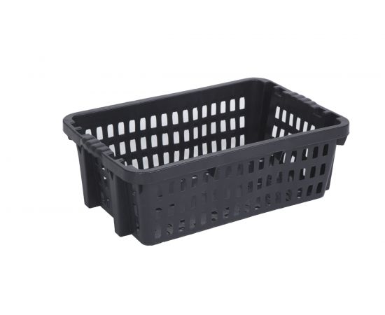 Хозяйственный ящик Радиан 600х400х200, штабелируемый, черный 4607168314510 