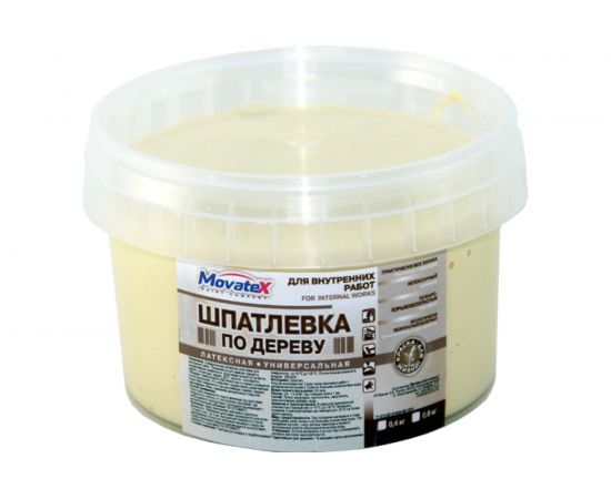 Шпаклевка по дереву (0.4 кг; сосна) Movatex Т02355 