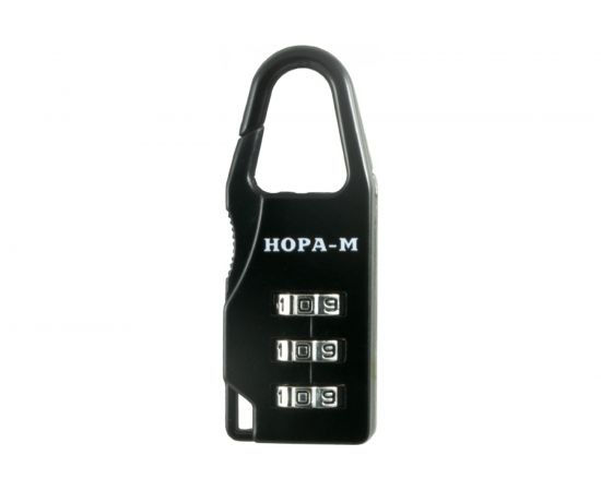 Навесной кодовый замок НОРА-М 603 черный 17079 