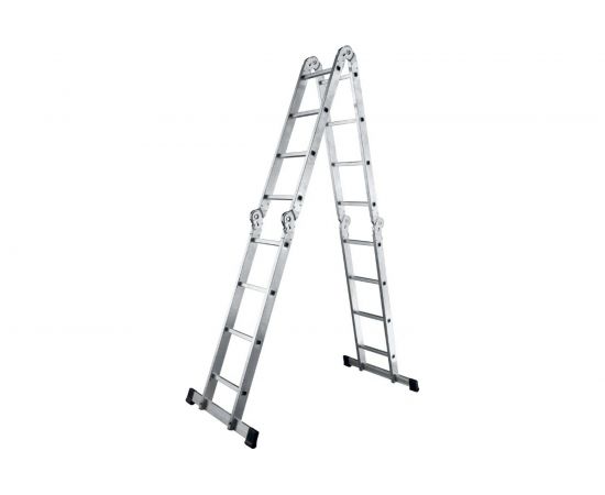 Алюминиевая четырехсекционная шарнирная лестница Алюмет TL 4044 
