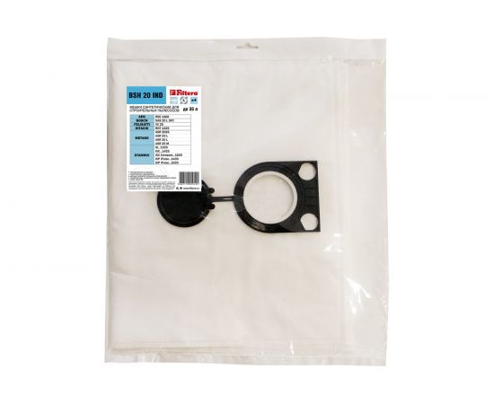 Мешки трехслойные FILTERO BSH 20 IND (4 шт; 35 л) для строительного пылесоса Bosch, Aeg, Felisatti, Hitachi, Metabo, Starmix 05912 