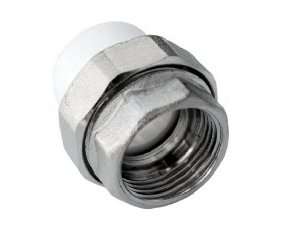 Муфта комбинированная RTP разъемная, американка, внутренняя резьба, D25х1/2 мм 10618 – изображение 2