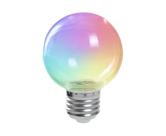 Светодиодная лампа FERON LB-371, G60 шар, 3W 230V E27 RGB, угол рассеивания 220 38130 – изображение 2