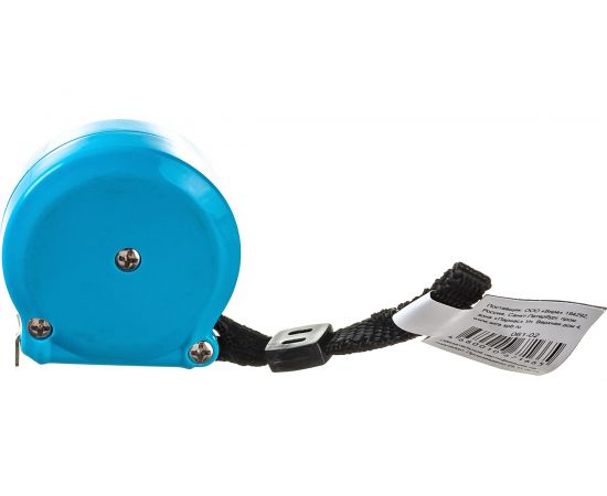 Рулетка WIPRO 2 м*10 мм, АБС-пластик, нейлон. покр. без фикс-ра, тол-на 0.115 мм, ткан. р-шок 061-02 – изображение 3