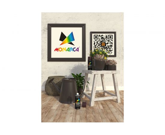 Аэрозольная краска Monarca RAL8019 Серо-Коричневый 18019 – изображение 4