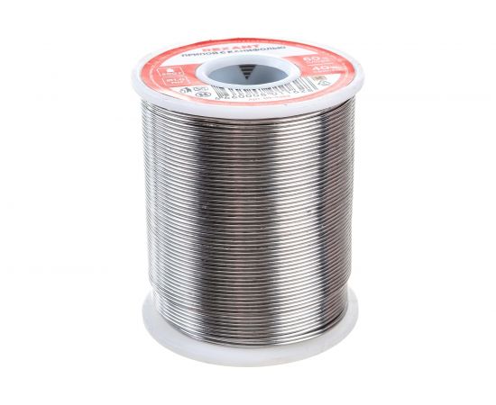 Припой с канифолью (500 гр; 1 мм; Sn60 Pb40 Flux 2.2%) REXANT 09-3363 – изображение 4