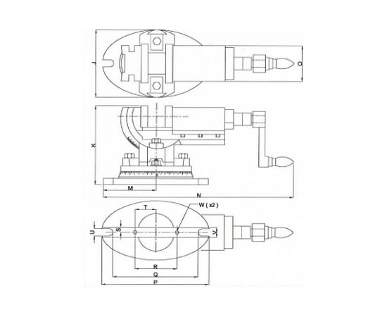 Станочные трехосевые тиски WILTON TLT/SP-50 WI11700EU 50х50 – изображение 5