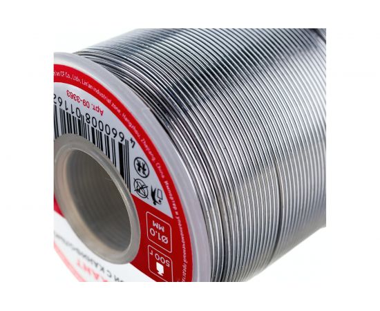 Припой с канифолью (500 гр; 1 мм; Sn60 Pb40 Flux 2.2%) REXANT 09-3363 – изображение 9