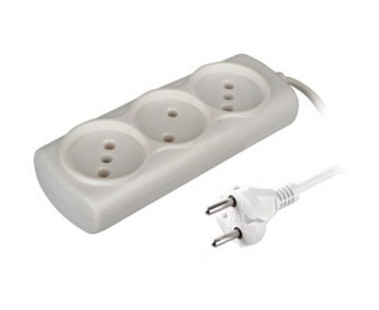 Бытовой электроудлинитель Volsten Р16-010 Si 3x1.5 1.5 м 6 А 1300 Вт ШВВП 13583 