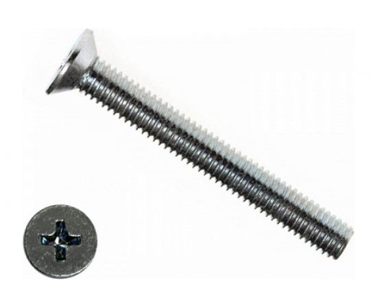 Потайной винт КРЕП-КОМП цинк DIN965 8х100 50шт вп8100ф 