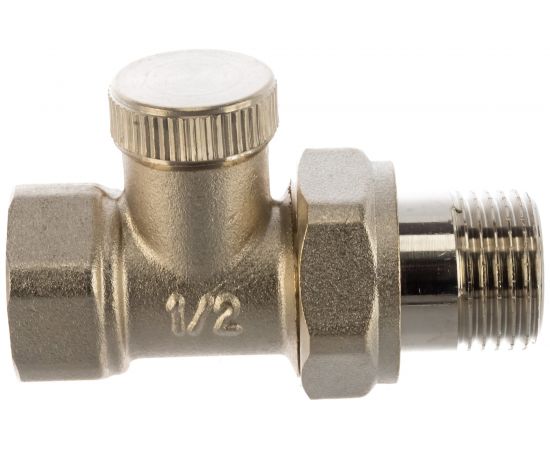 Настроечный клапан для радиатора LAMMIN прямой, 1/2"" LM21047000015 